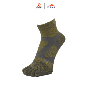 YAMAtune - Spider Arch Middle - 5 Toe - Anti-Slip Dots - Heather Gold